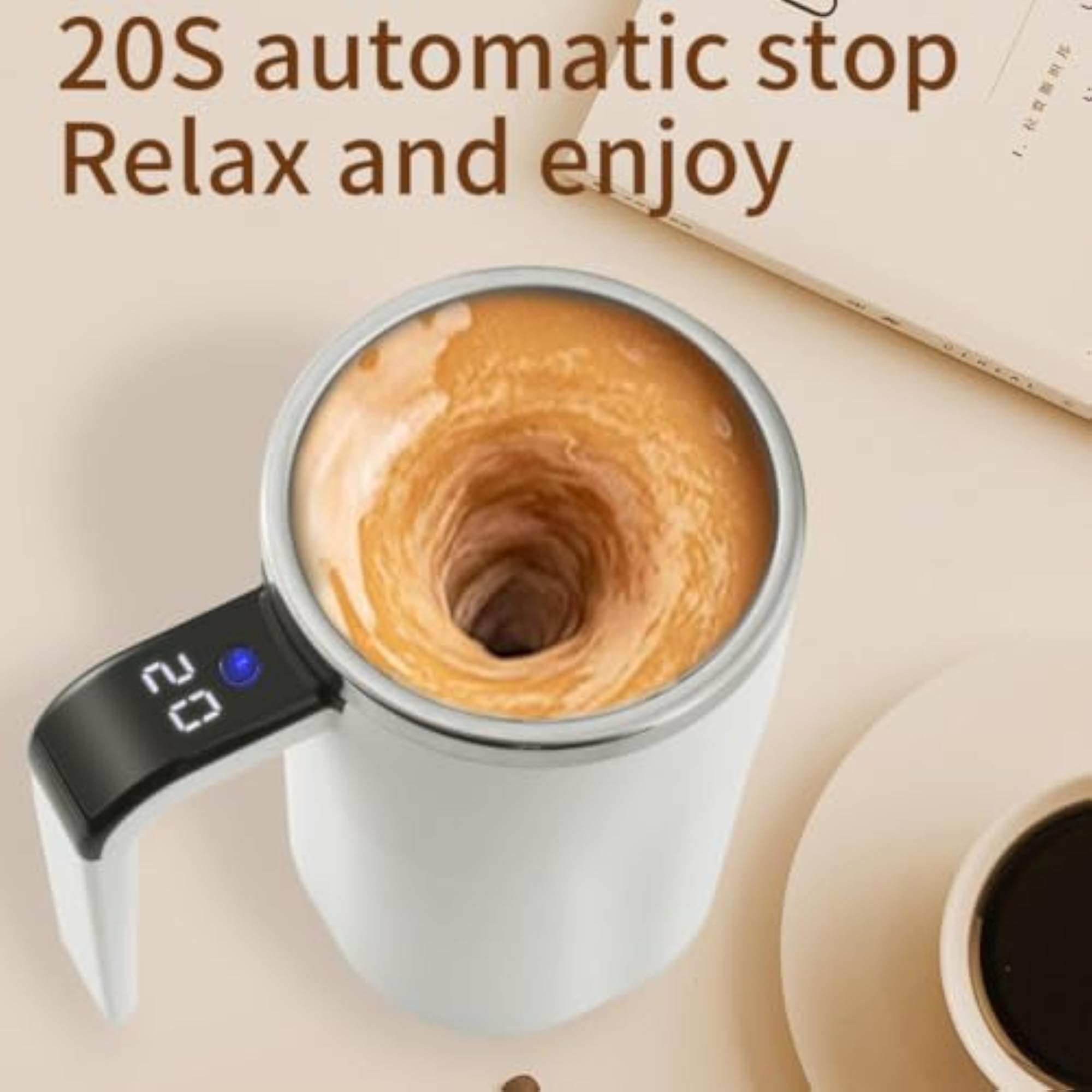 Electric Self Stirring Coffee Mug, 380ml Versatile