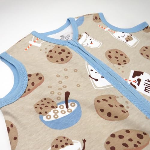 Image of HonestBaby Wearable Blankets Sleeping Bags Swaddle Transition 100% Organic Cotton for Infant Baby Boys, Girls, Unisex