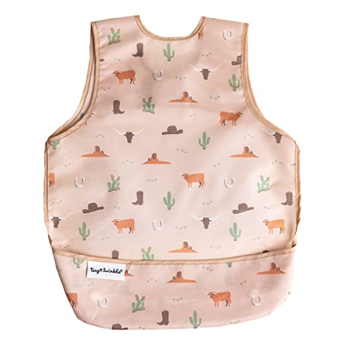 Tiny Twinkle - Schort van waterdicht Repeltex met lange mouwen, hersluitbaar, ook voor op reis, 6 maanden - 2-4 jaar