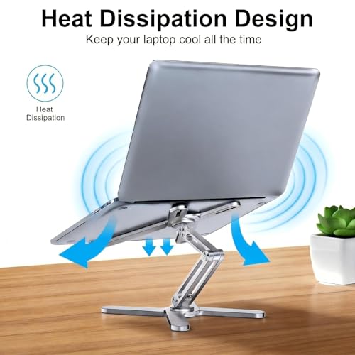 Base para Laptop Atizzy 360 Rotativa Ajustable de Aluminio miniatura 3