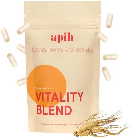 Melena de Leon + Ginseng + Ginkgo Biloba + Bacopa Monnieri + Ashwagandha + Vitamina C + Vi...