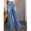 SweatyRocks-Womens-Casual-Loose-Ripped-Denim-Pants-Distressed-Wide-Leg-Jeans SweatyRocks Women's Casual Loose Ripped Denim Pants Distressed Wide Leg Jeans Blue Medium