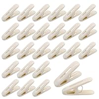 40Pcs Clothes Pegs, Plastic Washing Line Pegs Non Slip Laundry Pegs Laundry Clips Washing Clothes Clip for Garden, Washing Line, Paper, Pictures, Snack Bags