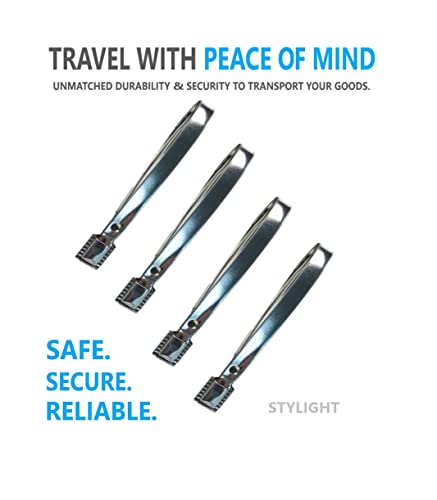 Stylight - 100 Metal Truck Seals, Metal Trailer Seals, Security Seals, Tamper Evident Seal, Metal Container Seal, Steel Seals, Shipping Seals, Numbered Sequentially (100 Pack) #TOP1