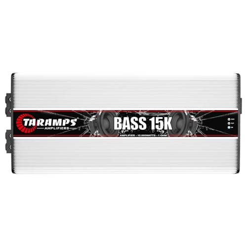 Amazon.co.jp: Taramps Bass 15k 1オーム モノブロックアンプ 15000