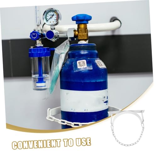 Bouteille de gaz instable ? Installez ce support mural acier avec chaîne