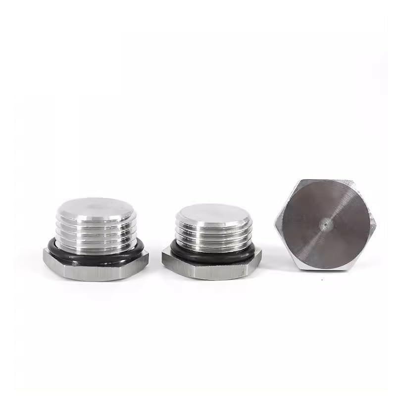 1PC 1-1/2" NPT Male Thread 304 Stainless Steel Sealing Ring He 1PC 3/4" 1PC 1-1/4" NPT Male Thread 304 Stainless Steel Sealing Ring He