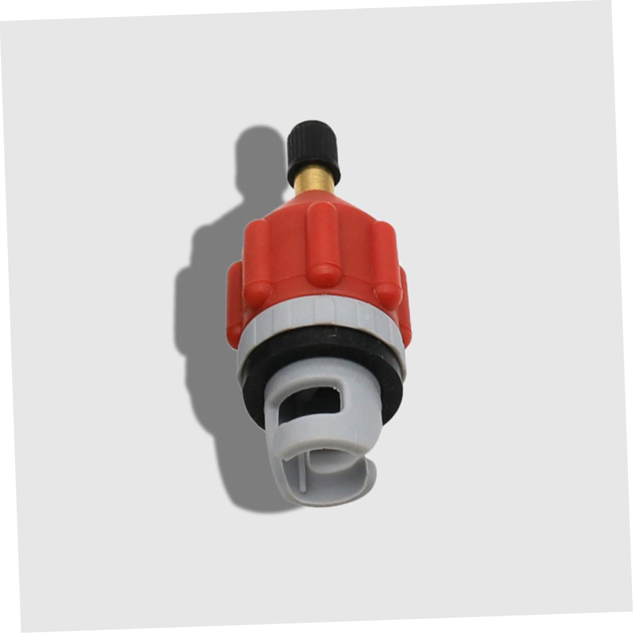 ibasenice Adattatore Ugello Gas Ugelli Adattatore Valvola Pompa dell'Aria Air Pump Pompa Ad Aria Adattatore Pompa Gonfiabile Adattatore Pompa Kayak Gomma da Cancellare Rosso