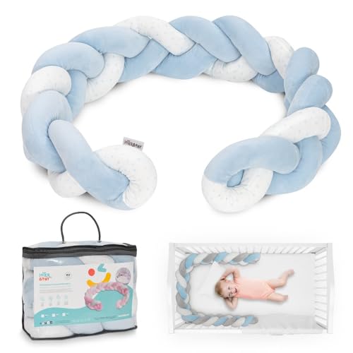 Interbaby - Trenza Cuna Bebé | Chichonera Cuerda Trenzada Universo | Antivuelco, protector y reductor
