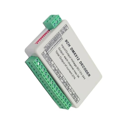 Décodeur DMX 9 canaux haute précision conçu pour l'intégration LED