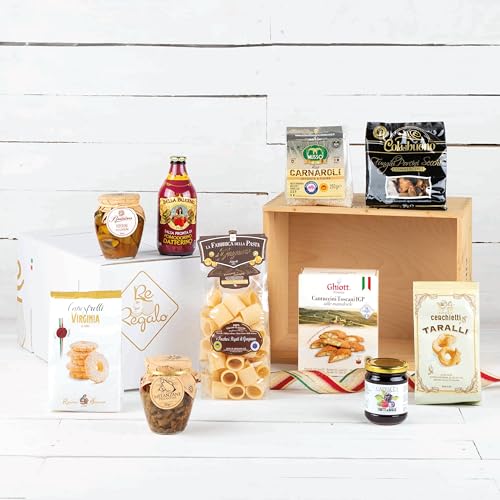 Re Regalo, Cesto Regalo Gastronomico Italia in Tavola, Confezione con