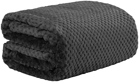 Dreamscene Large Luxury Waffle Honeycomb Mink Soft Warm Throw Over Sofa Bed Blanket - 200 x 240cm, Duck Egg, Duck Egg Blue