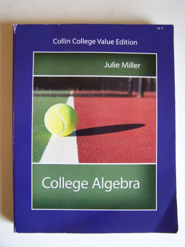 COLLEGE ALGEBRA >CUSTOM< 1259110915 Book Cover