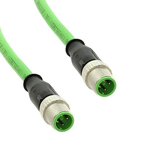 21349292477030, Sensor Cables/Actuator Cables M12 Cable Assembly D-cod st/st m/m 3,0m