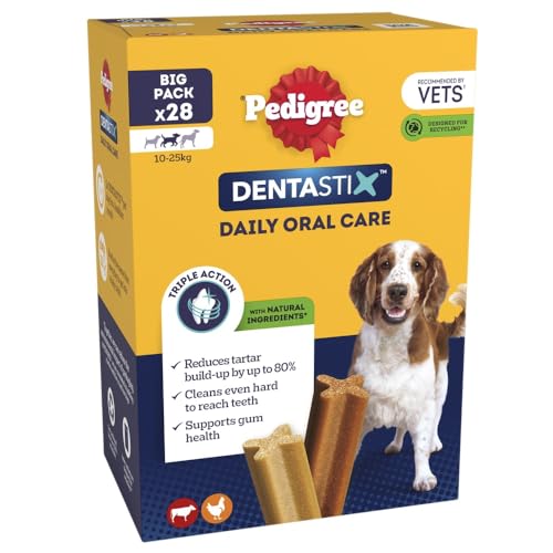 Pedigree DentaStix for Medium Dogs, Pack of 4