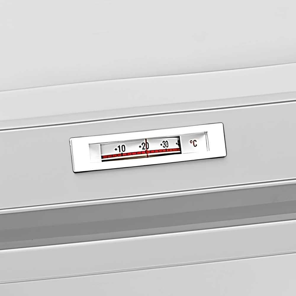 MBH - Congelador Vertical Profesional de 112 L con 4 Cajones para Hostelería. Armario Congelador Compacto con Termostato Regulable para Restaurante y Cocina Industrial
