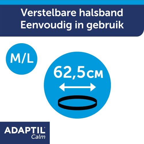 Adaptil Calm Halsband - Größe M/L - Anti-Stress-Halsband für Hunde