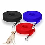 Training Lead For Dogs Strong Retractable Long Heavy Duty Dog Leash Recall Obedience Training Agility Lead For Large Medium Small Pets Hiking Hunting Backyard Camping Walking Assorted Colors 10M (1pk)