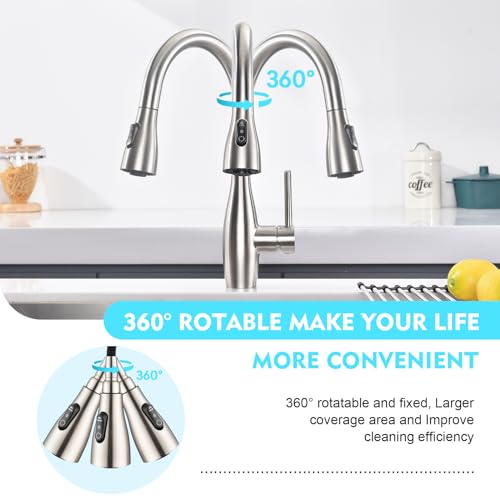 Crea 40108T Touch Kitchen Faucet With Pull Out Sprayer thumb #5
