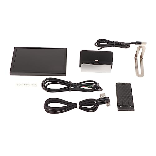 OKOVO IPS Tipo C Pantalla Secundaria 5 Pulgadas Pantalla USB Mini computadora CPU GPU RAM HDD Monitor de Datos (Negra)