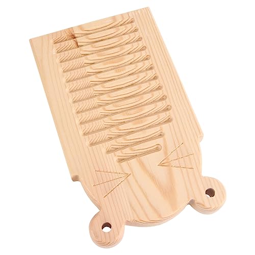 SEWOART Mini Waschbrett Aus Holz Für Zuhause Mit Gewellter Oberfläche Für Erhöhte Reibung Rutschfestes Design Geeignet Zum Reinigen Von Kleidung