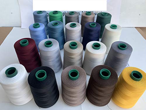 Hilo de coser POLY de 6000 yardas, color TAN miniatura 2
