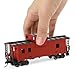 C8763 1 Unit Painted 1:87 HO Scale 36' Wide Vision Caboose Wagons Model Railway (Brown)