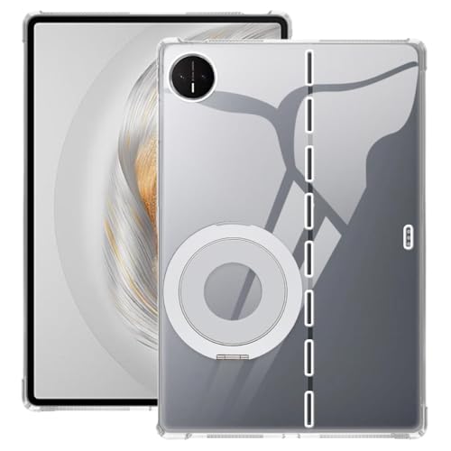 Coque Huawei MatePad 14.2 2025 étui de protection transparent luxe avec béquille bureau argent