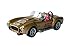 Produktbild Cartronic Modell-Auto Golden Cobra Cabrio Nr. 32 in Gold, Maßstab 1:24; originalgetreues Fahrzeug/Muscle Car für Auto-Rennbahnen