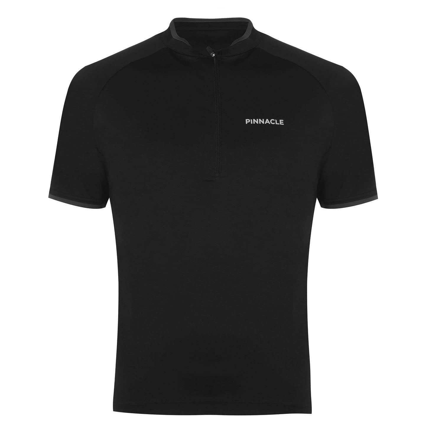 Pinnacle Mens Cycling Short Sleeve Jersey Black XL