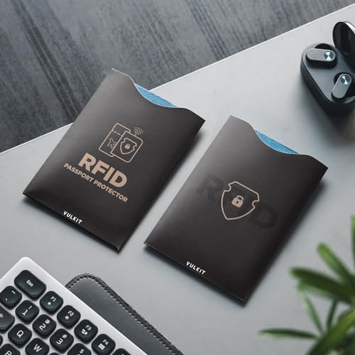 VULKIT RFID Passport Sleeves Pack of 4