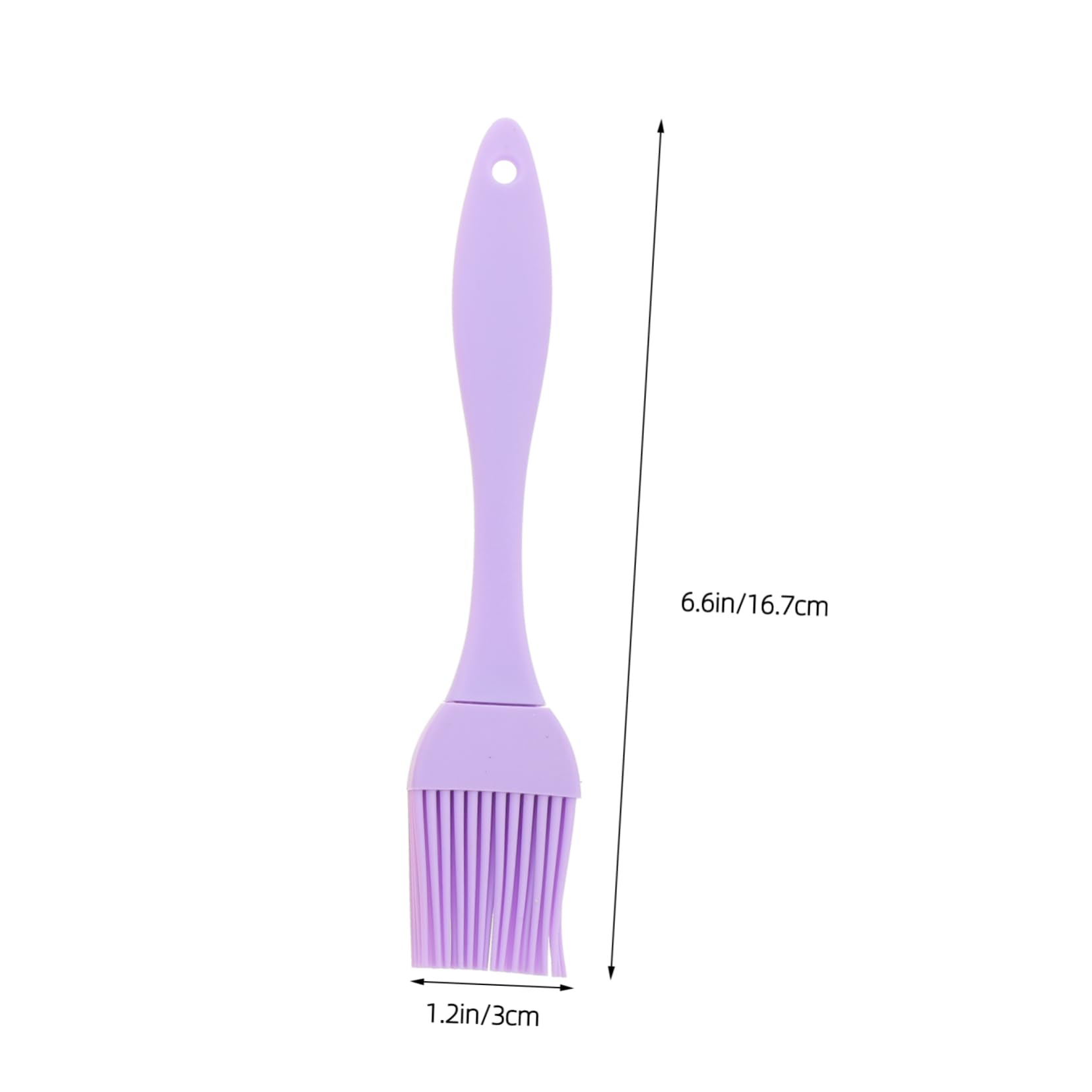 ibasenice Non-slip Bbq Basting Brush for Grilling Bbq Silicone Brush 6.5 Inches Easy to Clean