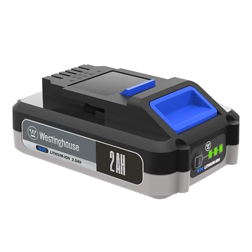 Westinghouse W20V2AH 20 Volt 2AH Lithium-ion Battery Compatible with All 20V Cordless Lawn Tools (WLB 20V WST 20V WHT 20V WMow18 40V)