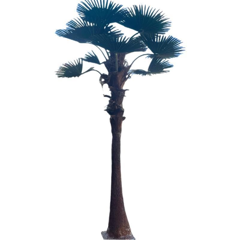 Bionic Palm Tree Landscaping Simulated Coconut Tree Fake Coconut Tree Decoration Indoor and Outdoor Camping Outdoor Large Tropical Landscape 4.5m : Home & Kitchen