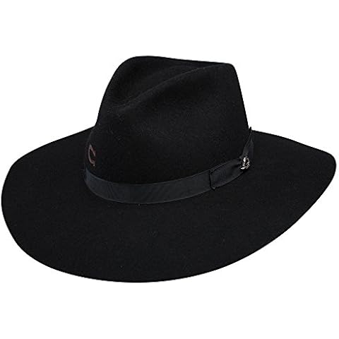Charlie 1 Horse Women's Black Highway Fashion Hat 3 3/4in Brim Black L Cover