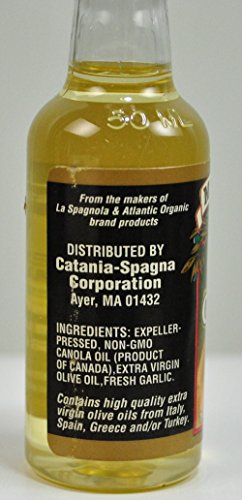 Aceite de ajo Marconi en botella miniatura 2