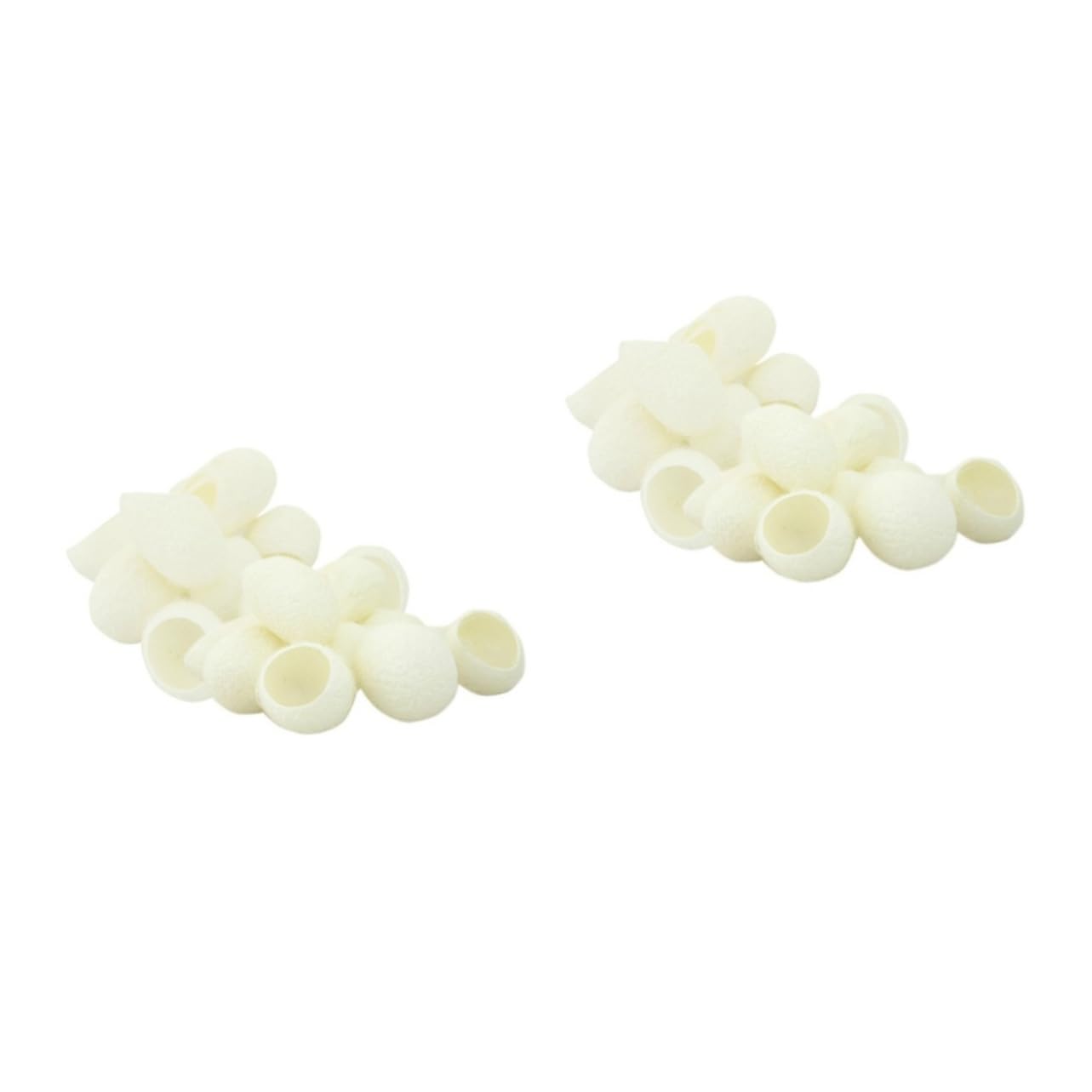Beavorty 400stücke Natürliche Bio-gesichtsreinigung Mit Seidenkokons Sanfter Peeling-exfoliator Für Strahlende Haut Und Blackhead-entfernung Für Empfindliche Haut
