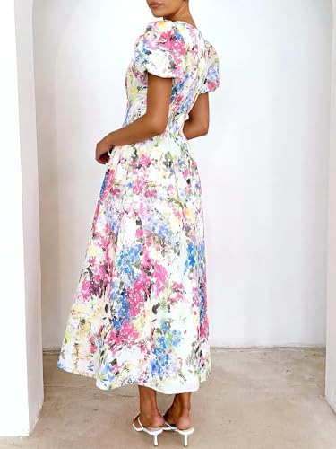 Image of Flessibili Womens Summer Floral Maxi Dress Wedding Guest Party Long Dresses 2026