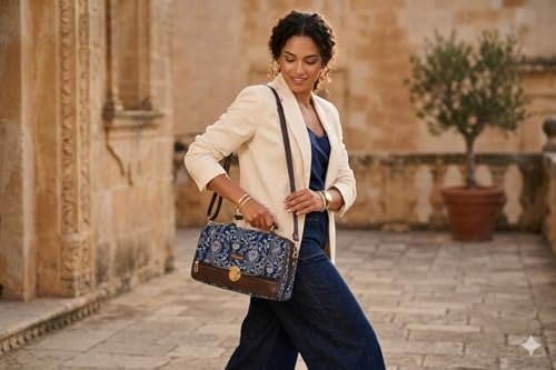 Image of designer Satchel Hand Bags for Women Stylish | cross body sling Bag | Purse | Travel | Office |for daily use /Birthday Gift for Wife /Mother | Rakhi Gifts for Sisters