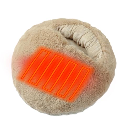 Riaisttd Calentador de pies USB, cojín calientapiés USB – 3 niveles de temporización y control de temperatura, calentador de pies antideslizante, calentamiento rápido