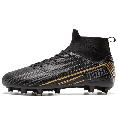 Men's Soccer Cleats Football Cleats for Unisex-Adult High-Top Spikes Shoes for Youth Lightweight Professional Training Turf Outdoor Athletic Sneaker2