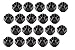 Kluhsman Racing Products KRC-8201 0.62-11 in. Double Angle Aluminum Lug Nut - Pack of 20