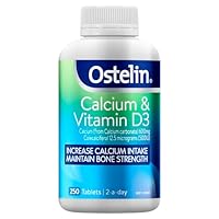 Ostelin Calcium & Vitamin D3 Tablets 250 - Supports Bone Density - Supports Healthy Bone Development in Teens - Maintains Healthy Immune System & Muscle Function