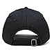 DALIX Unisex Youth Childrens Cotton Cap Adjustable Plain Hat - Unstructured (Black)