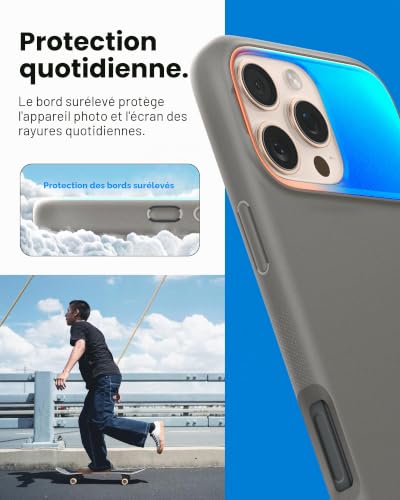Coque iPhone 16 Pro Max béquille métal protège objectif des rayures - 6
