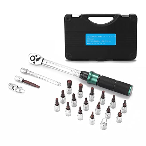 Foret dynamométrique HUIOP 2-24 N.m réglable avec clé portable mini à libération rapide - 2