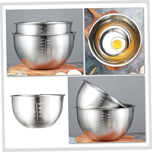 UPKOCH 3Pcs Tigela Batedor De Ovos Tampa Tigelas De Metal Tampas Tigelas De Salada Tampas Panela De