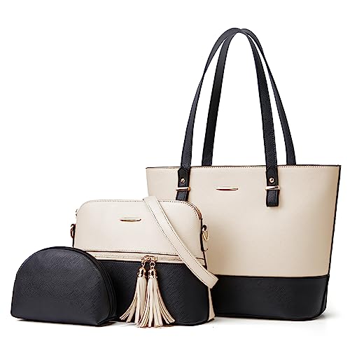 Accesorios Para Dama, Watch Bolsas Para Dama, Bolsa para Mujer Gran Capacidad, Elegante con Múltiples Compartimientos, Tote de Cuero de PU Impermeable, Bolso Casual de Viaje, para...