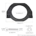 PQY Crank Seal Guard Serpentine Belt Protection Guards Bracket Compatible with BMW 335i 535i 135i N54 N55 N52 S55 Black