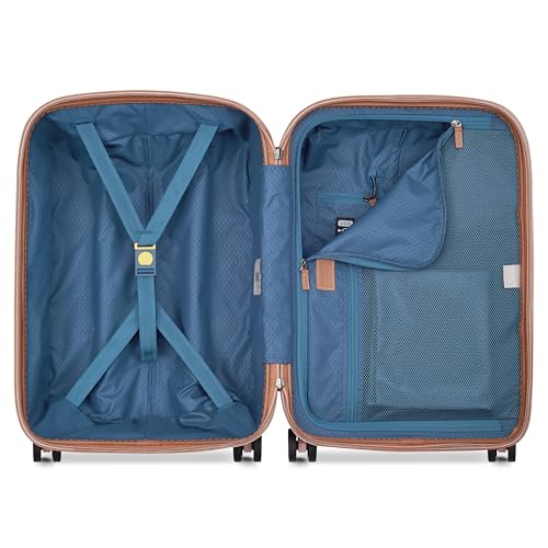 Image of DELSEY PARIS Chatelet Air 2.0 Hardside Luggage with Spinner Wheels, Pink, Carry on Plus 20 Inch